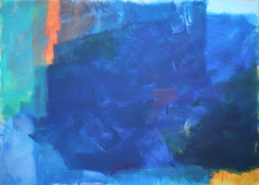 herl-Blau breitet sich aus'Acryl auf Leinwand 100x140cm.jpg